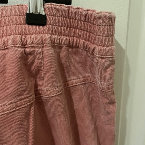 Anthropologie Pink Corduroy High Waisted Pants-XL - Picture 5 of 9